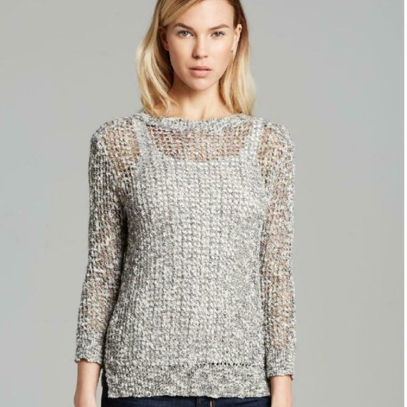 Theory open knit crew neck sweater size P/ TP - Picture 1 of 6